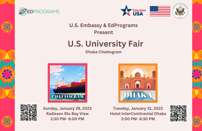 U.S. University Spring Fair in Dhaka and Chattogram