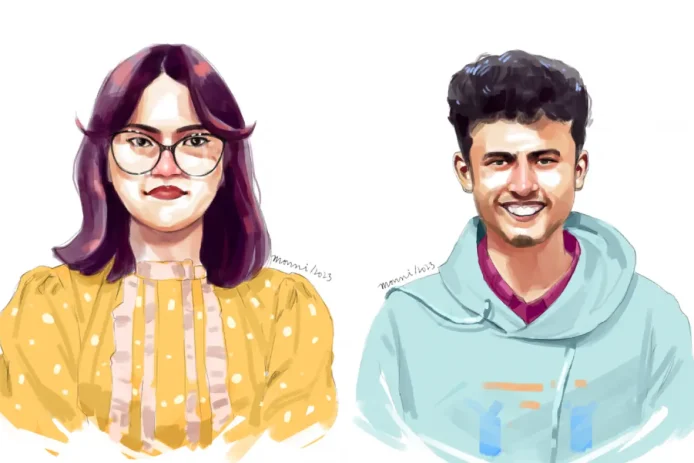 Nusrat Ananna and Nafis Ul Haque Sifat. Illustration- TBS