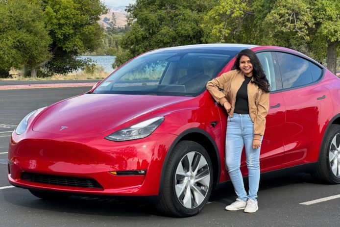 After submitting 15-20 applications to Tesla Inc., one of the world's largest companies, Rafia Rahman Rafa has finally been hired as a Global Supply Analyst. Photo: Courtesy