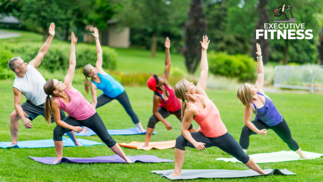 Representational image of outdoor yoga