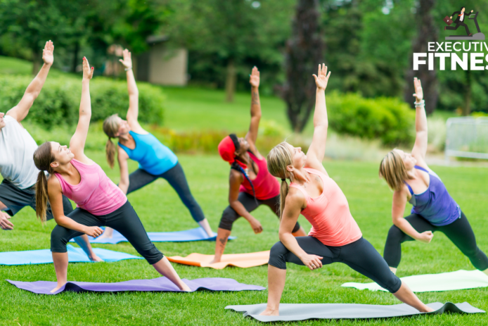 Representational image of outdoor yoga