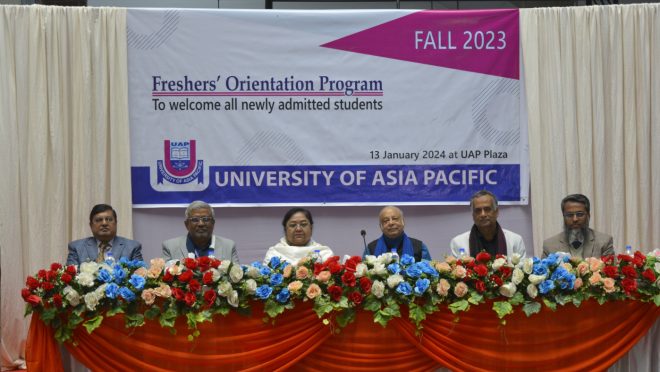 University of Asia Pacific arranges freshers’ orientation for Fall-2023