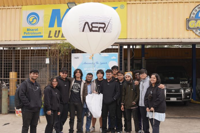 AIUB and AERD successfully launches the first weather balloon