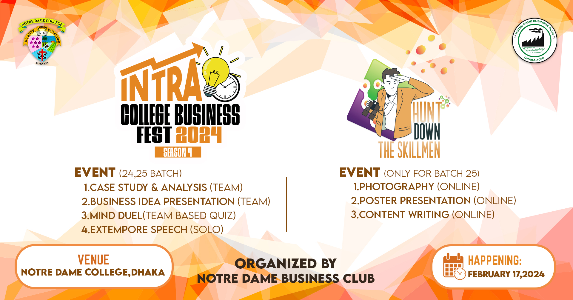 Intra-College Business Fest 2024