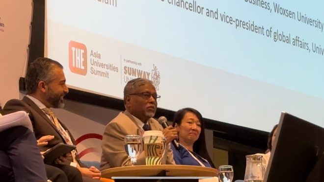 NSU VC Prof Atiqul spearheads discussion on academia-industry collaboration at Asia Universities Summit in Kuala Lumpur
