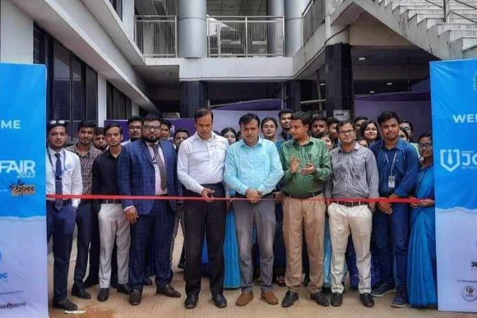 Nazrul University Skill Development Club organises job fair
