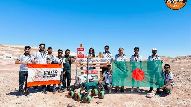 UIU Mars Rover Team secures 5th place in US’ University Rover Challenge