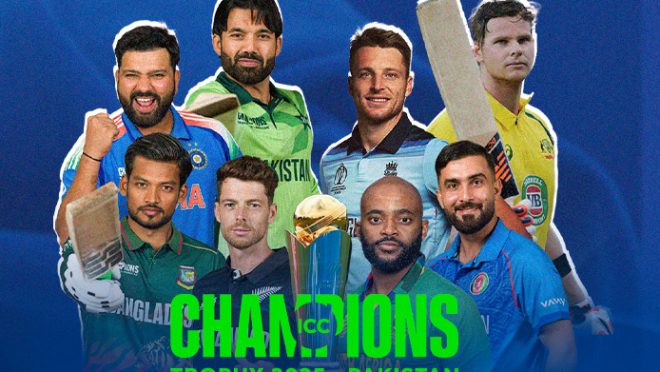 19 Feb, Cheampions Trophy