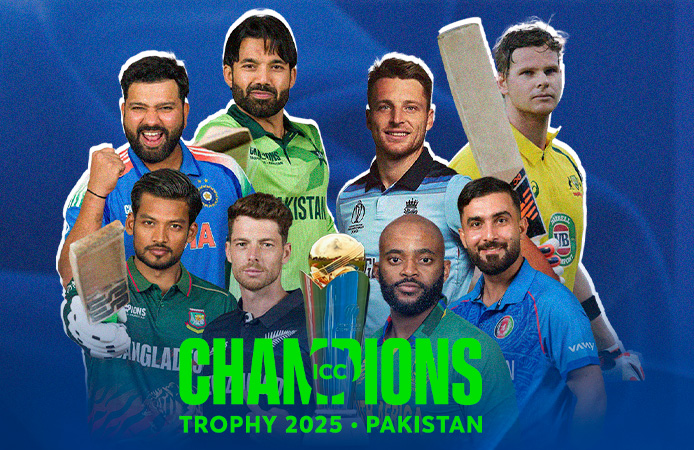 19 Feb, Cheampions Trophy