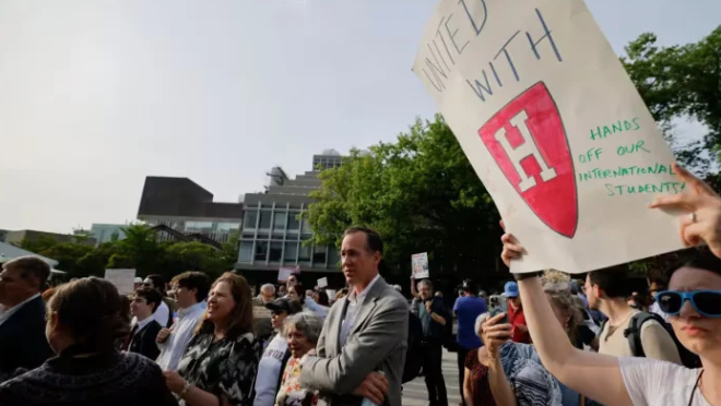 harvard protest