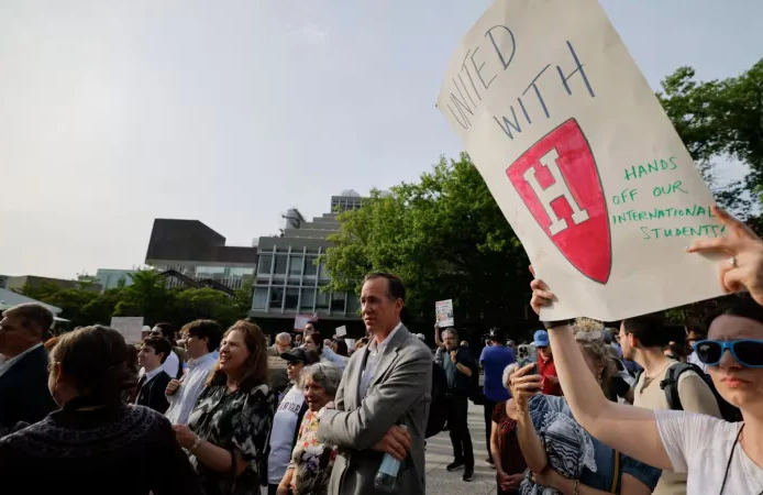 harvard protest