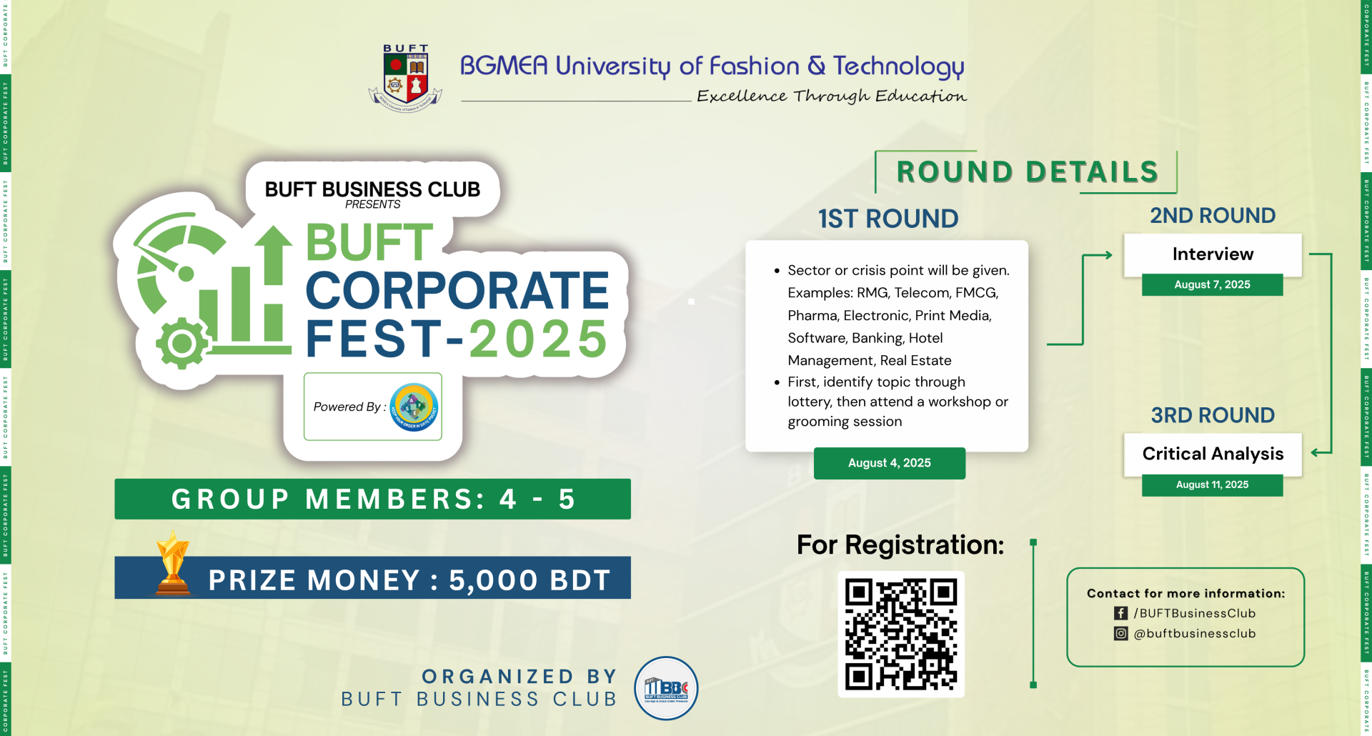 BUFT Business Club to launch inaugural Corporate Fest 2025