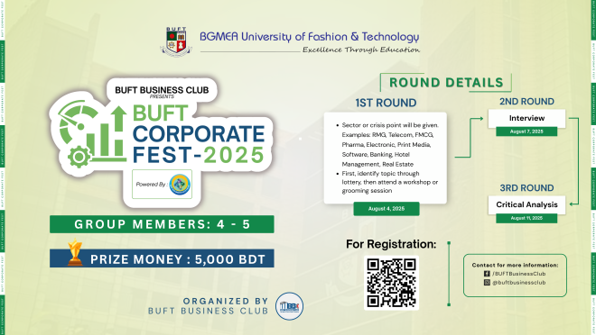 BUFT Business Club to launch inaugural Corporate Fest 2025