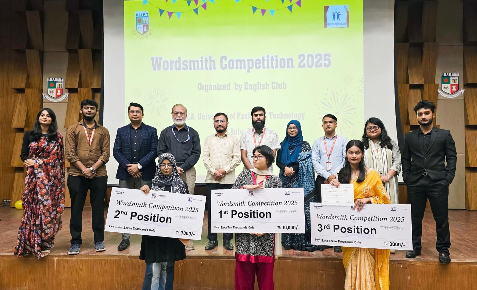 BUFT English Club organises Wordsmith Competition 2025