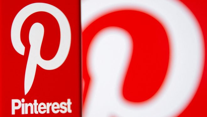 FILE PHOTO: Pinterest logo is seen on smartphone in this illustration