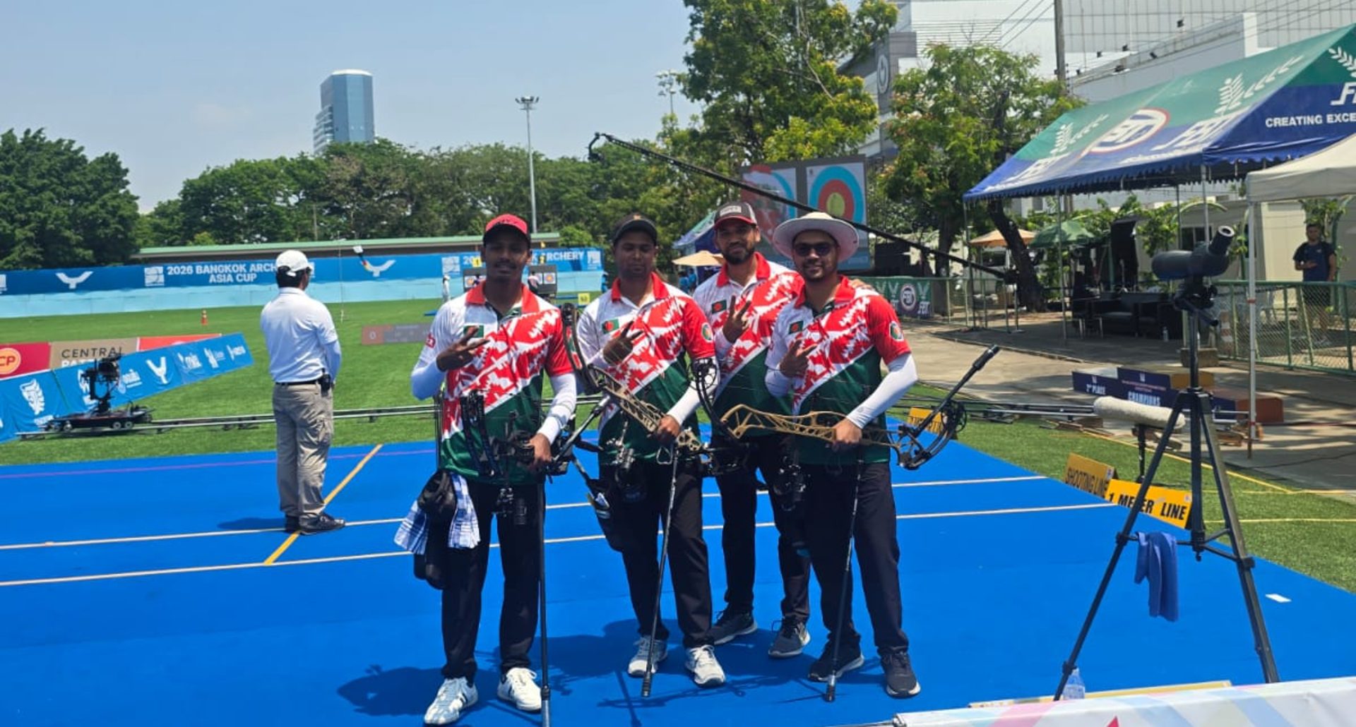 Bangladesh archers in Asia Cup