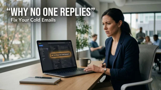 frustration_of_unanswered_cold_emails_in_a_professional_setting