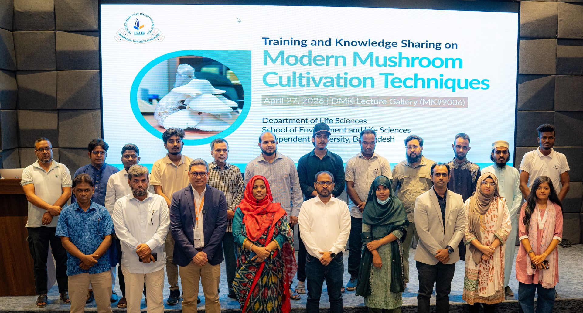IUB hosts modern mushrooms