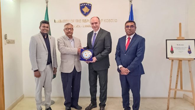 AIUB Delegation Calls on Kosovo Ambassador