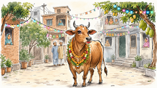 Auntie cow