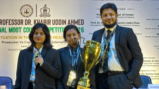 DU wins Moot court competition