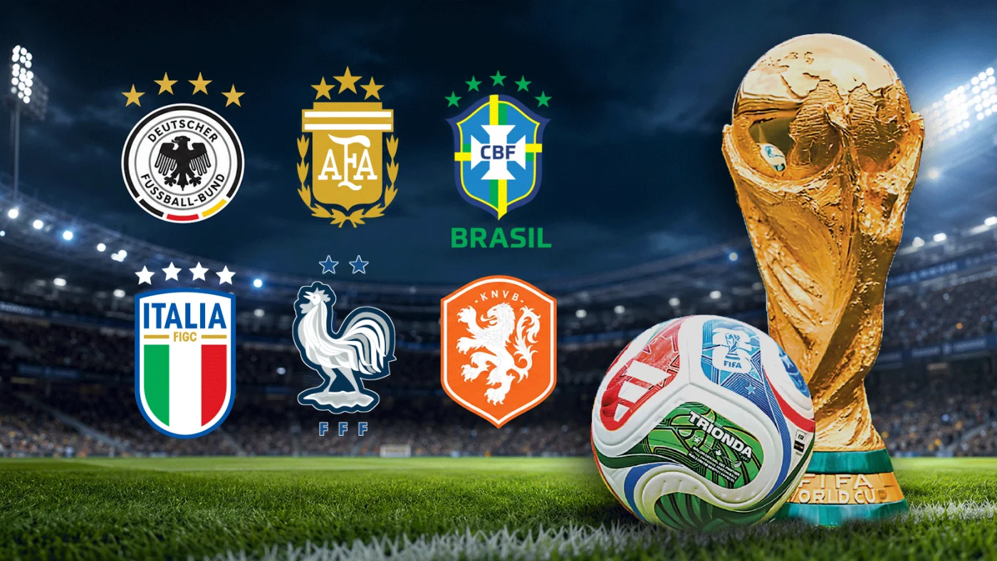 Fifa World Cup: Teams with the most final appearances