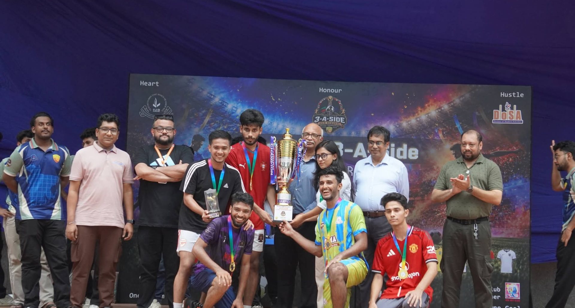 Team Portugal crowned champions of Intra IUB 3-A-Side IRAM Memorial Futsal Tournament