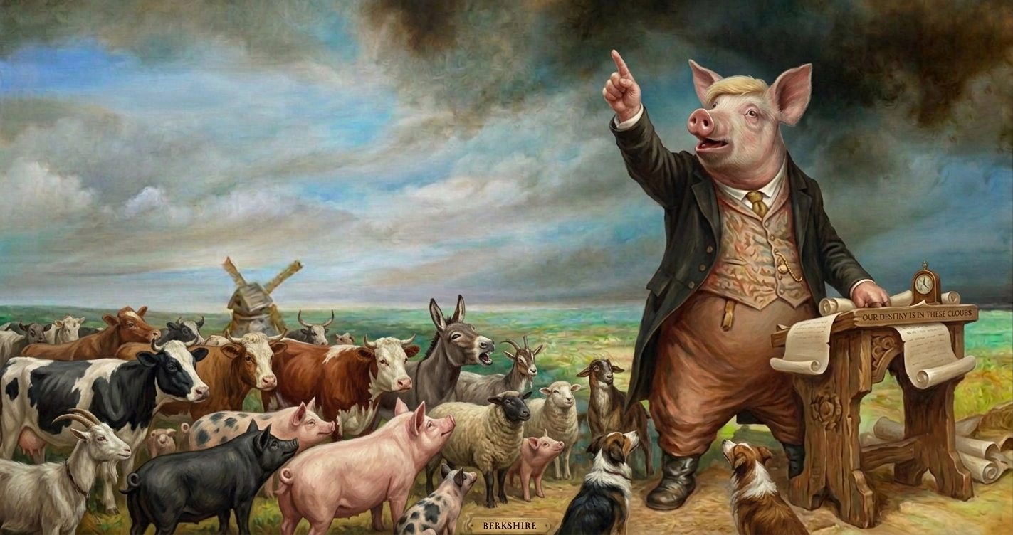 pig speech animal firm