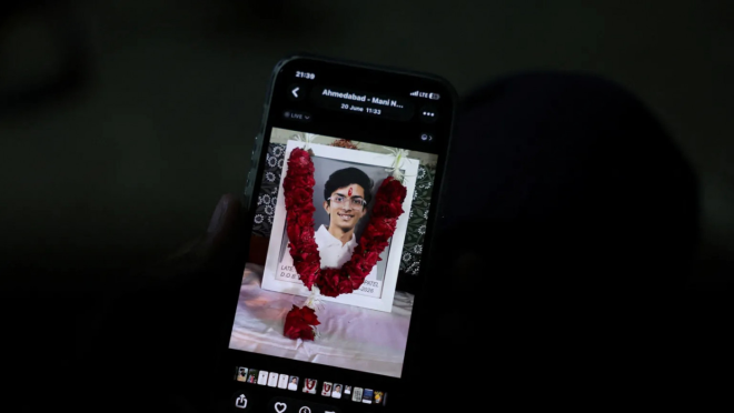 পুনর্নির্ধারিত মেডিকেল ভর্তি পরীক্ষার তিন দিন আগে আত্মহত্যা করা ১৭ বছর বয়সী কাহান প্যাটেল। ছবি: রয়টার্স