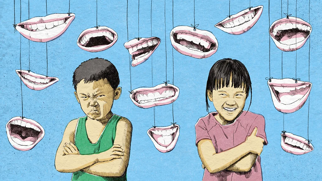 Whether we can laugh at ourselves, and how we do so, can have consequences from an early age (Credit: BBC/ Emmanuel Lafont)