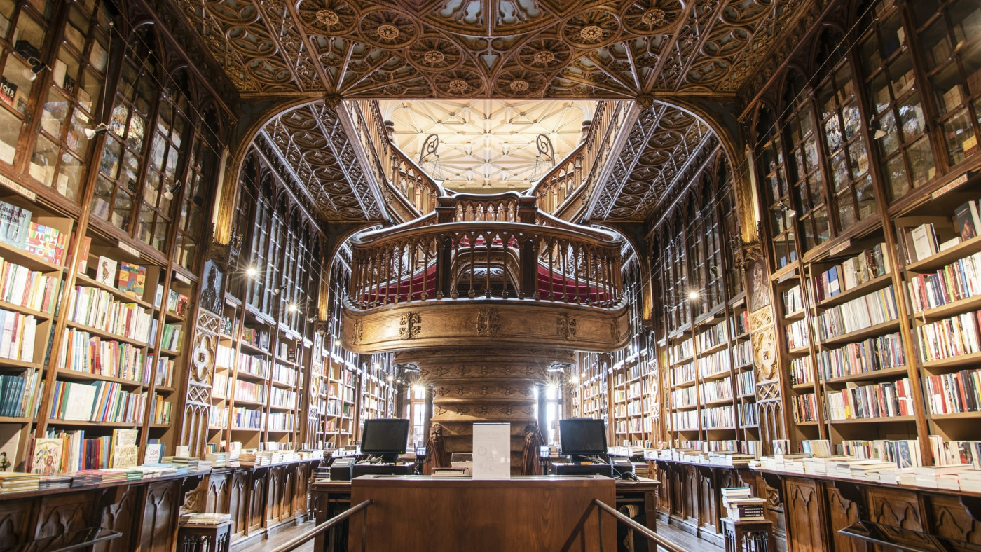 Livraria Lello, Porto, Portugal. Photo: Collected