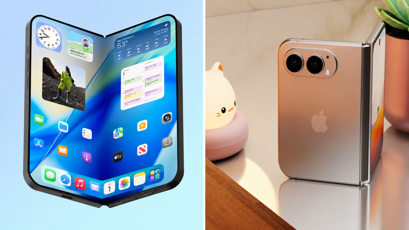 Folded phone