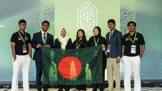 Bangladesh team wins gold, two bronze medals at International Olympiad on Climate Change and Environmental Issues 2026
