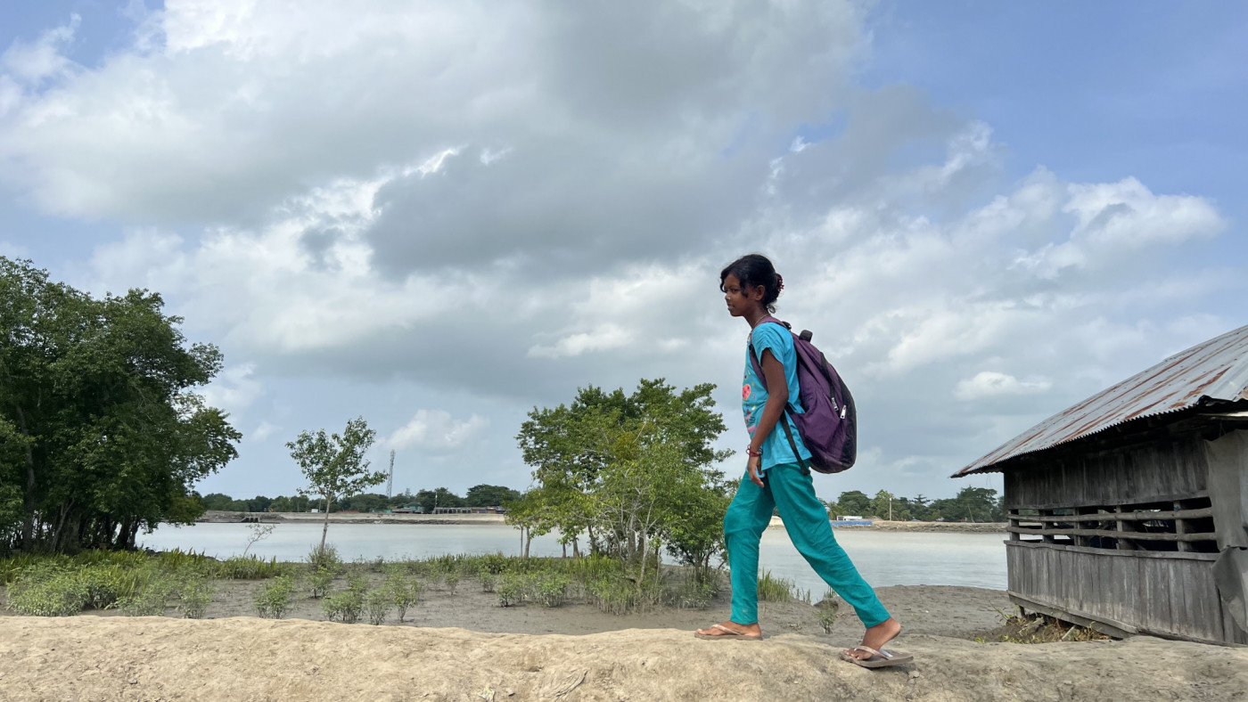 For many girls, access to education remains fragile, particularly when families face economic hardship or communities are repeatedly affected by floods, cyclones and river erosion. Photo: TBS